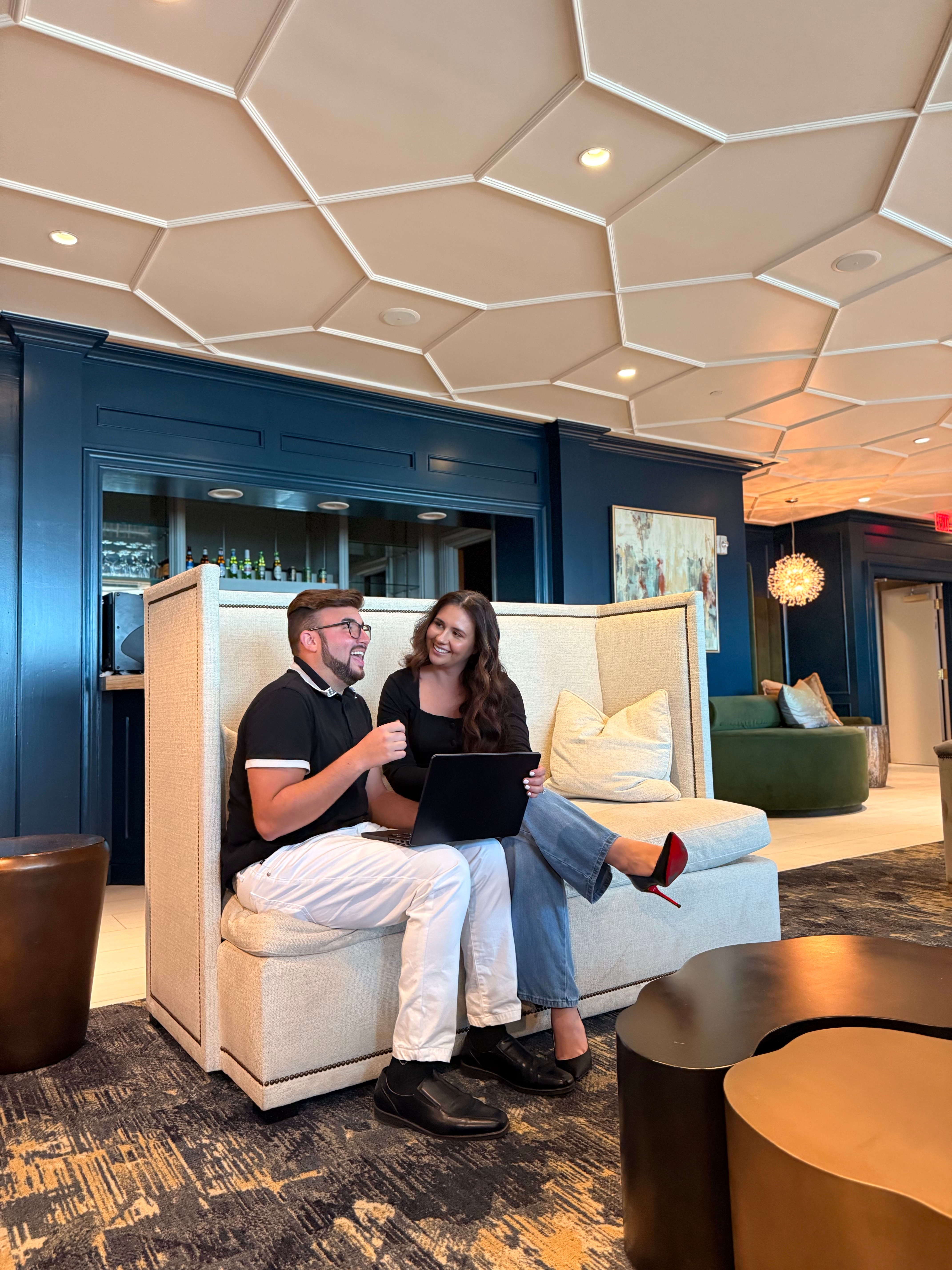 Xavier and Madison collaborating